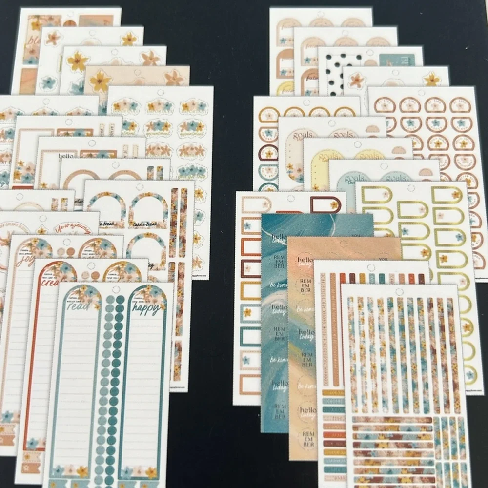 Happy Planner Classic Sticker Sheets - Softly modern 746